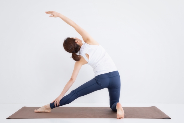 ストレッチの様子